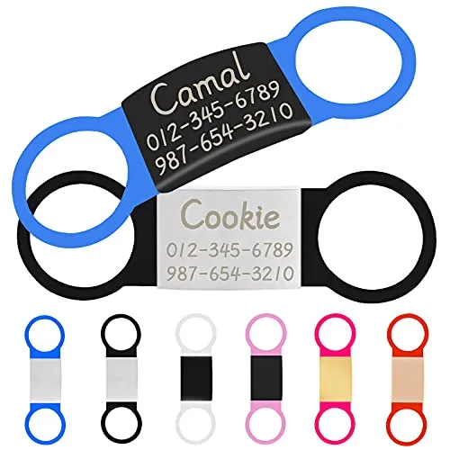 2 CHAPAS PERSONALIZADAS PARA PERROS