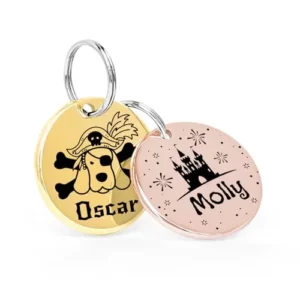 2 CHARMS IDENTIFICATIVOS DE COLLAR PERRO