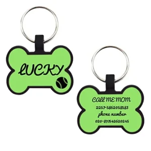 2 PLACAS PARA PERROS GRABADAS EN SILICONA