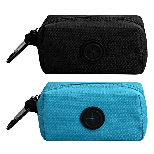 2 PORTA BOLSAS DE TELA PARA CACA PERROS MINI