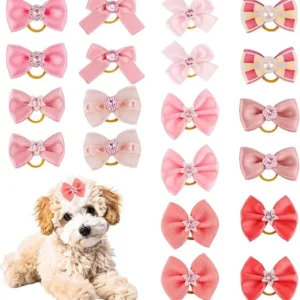 20 LAZOS PARA EL PELO DE MASCOTAS