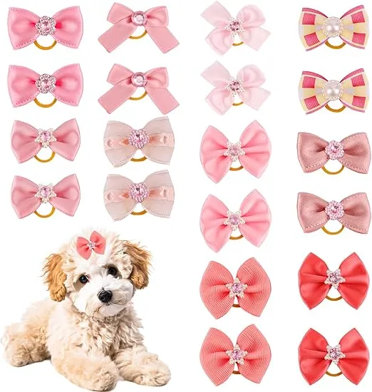 20 LAZOS PARA EL PELO DE MASCOTAS