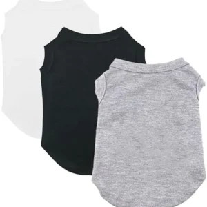 3 CAMISETAS DE VERANO PARA PERROS PEQUEÑOS XS