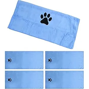 4 Pcs Toalla para Perros, Toallas Microfibra Secad