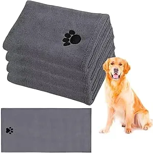 4 toallas para perros extra absorbentes, toallas p