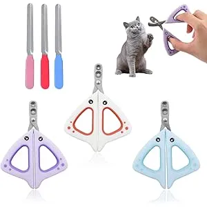6 Piezas Juego Tijeras Uñas Gato Cortauñas Gato Pr