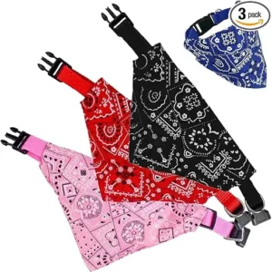 3PCS BABEROS LAVABLES MASCOTAS TALLA PEQUEÑA