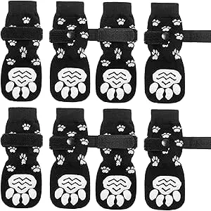 8 Piezas Calcetines para Perro, Calcetines Antides