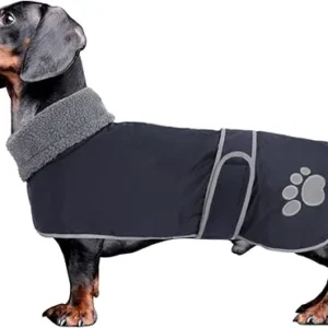 ABRIGO INVIERNO IMPERMEABLE PARA PERRO SALCHICHA