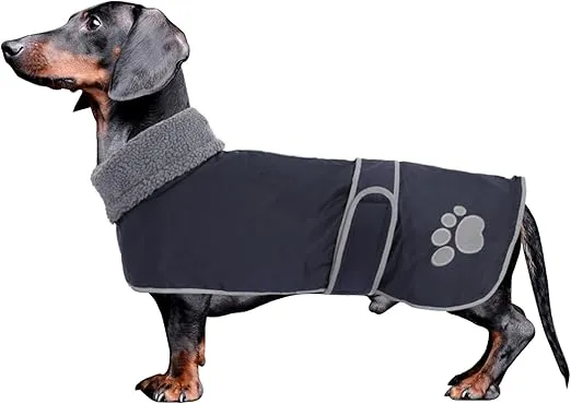 ABRIGO INVIERNO IMPERMEABLE PARA PERRO SALCHICHA