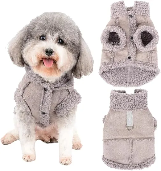 ABRIGO POLAR PARA PERRO PEQUEÑO CACHORRO