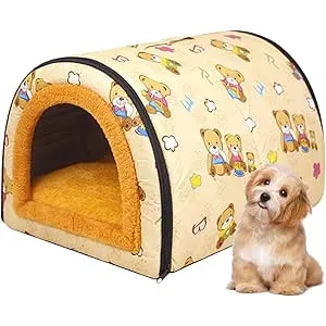 ADERN Acogedora casa pequeña para Mascotas, Cama C