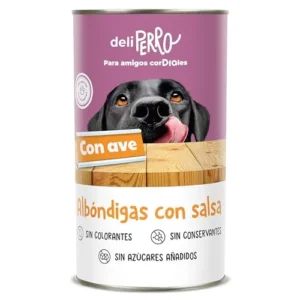 ALBÓNDIGAS CON SALSA PARA PERROS