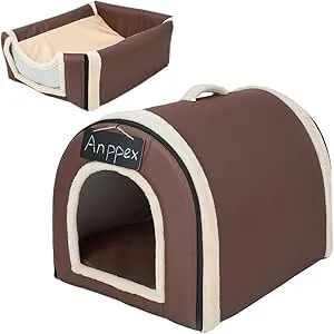 ANPPEX Caseta Perro Interior,Casa Perro Interior,C
