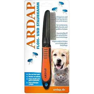 ARDAP Peine antipulgas y antipolvo para perros y g