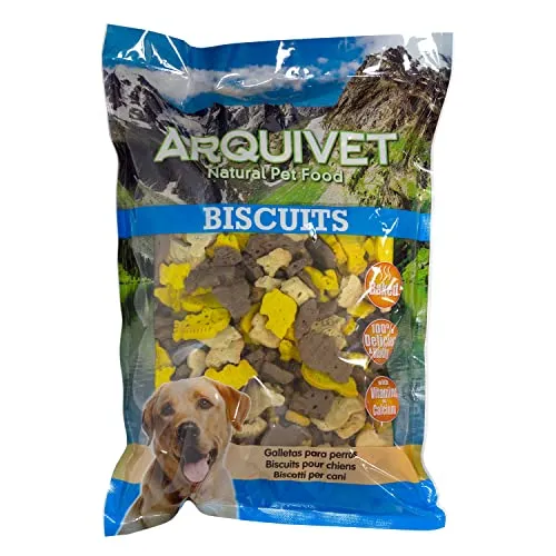 ARQUIVET Galletas para Perros Pequeños Mix 1 kg - Chuches, golosinas, premios, recompensas y chucherías