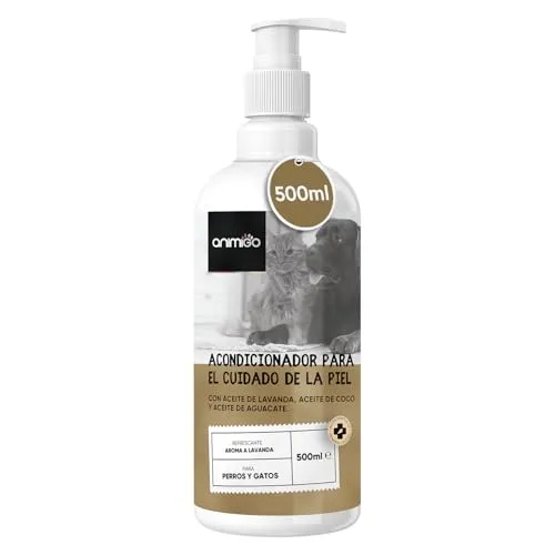 Acondicionador para Perros Pequeños y Gatos 500ml - Suavizante Natural con Aguacate y Aceite de Coco
