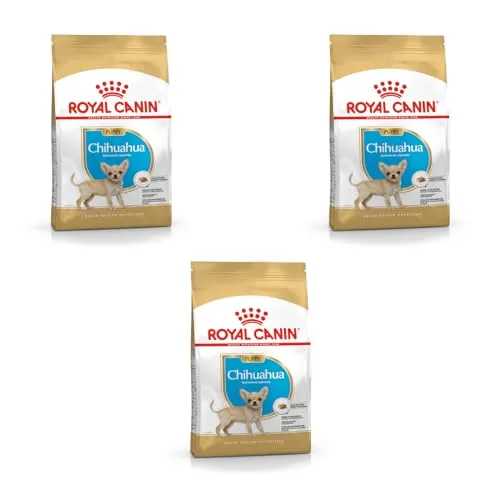 Alimento Completo para Cachorros Chihuahua, hasta 8 Meses Royal Canin Chihuahua Puppy , Paquete Triple , 3 x 500 g