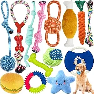 Amzeeniu Juguetes para Perros,Juguete para Morder