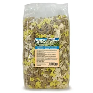 Arquivet, Biscuits, Galletas para perros, Snacks para perros, Mini huesos de vainilla, Premios, chuches y golosinas, 2,5 kg