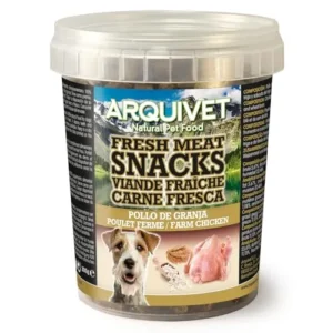 Arquivet Snacks de Carne Fresca de Pollo, 300 g, para Perros Adultos