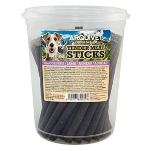 Arquivet Tender Meat Sticks Cordero, 500 g (Paquete de 1)