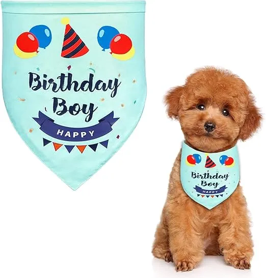 BANDANA DE CUMPLEAÑOS PARA PERRO