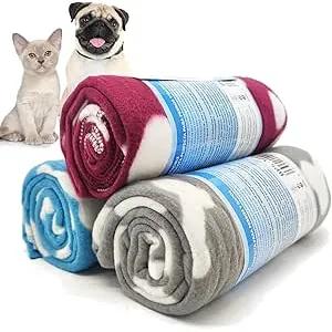BPS 3Pcs Manta para Perros Gatos Mascotas Manta Su