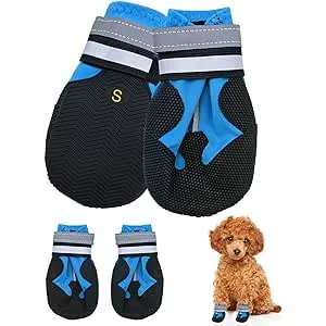 Botas para Perros,4 Piezas Zapatos Impermeables pa