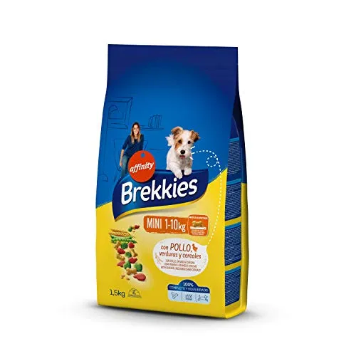 Brekkies Pienso para Perros Mini con Pollo - 1500 gr