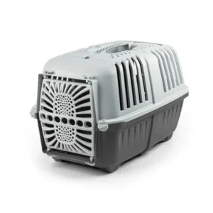 CAJA DE TRANSPORTE DE PLÁSTICO RECICLADO PARA PERROS Y GATOS