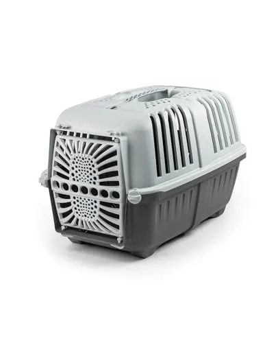 CAJA DE TRANSPORTE DE PLÁSTICO RECICLADO PARA PERROS Y GATOS
