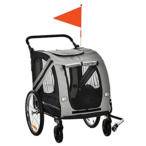 CARRITO DE TRANSPORTE BICICLETA PARA MASCOTAS