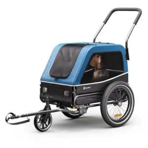 CARRITO REMOLQUE BICI PARA 2 PERROS PEQUEÑOS