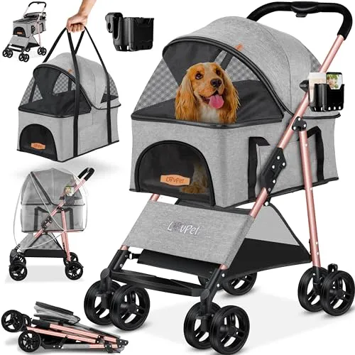 CARRO PARA PERROS 2 EN 1