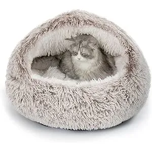 CATISM Cama Felpa para Gatos Perros, Cama para Mas