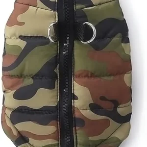 CHALECO CÁLIDO CON CREMALLERA PARA PERRO TALLA S