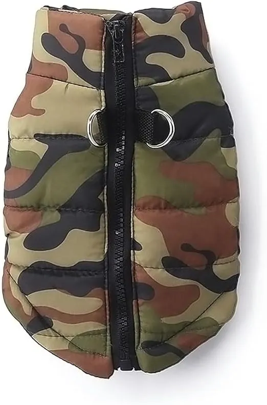 CHALECO CÁLIDO CON CREMALLERA PARA PERRO TALLA S