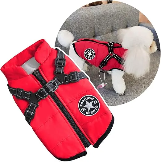 CHAQUETA CÁLIDA PARA PERROS PEQUEÑOS XXS
