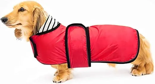 CHUBASQUERO AJUSTABLE PARA PERRO SALCHICHA