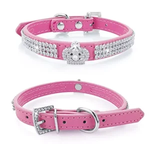 COLLAR CON CRISTALES PERROS EXTRA PEQUEÑOS Y GATOS