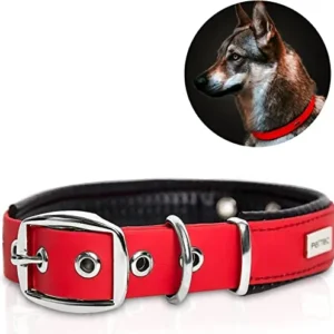 COLLAR DE CUERO AJUSTABLE A PERROS DE RAZAS PEQUEÑAS