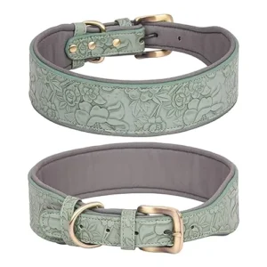 COLLAR DE PIEL SINTÉTICA PERROS PEQUEÑOS