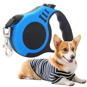 CUERDA DE TRACCIÓN TELESCÓPICA DE 5M PARA PERROS DE HASTA 15 KG