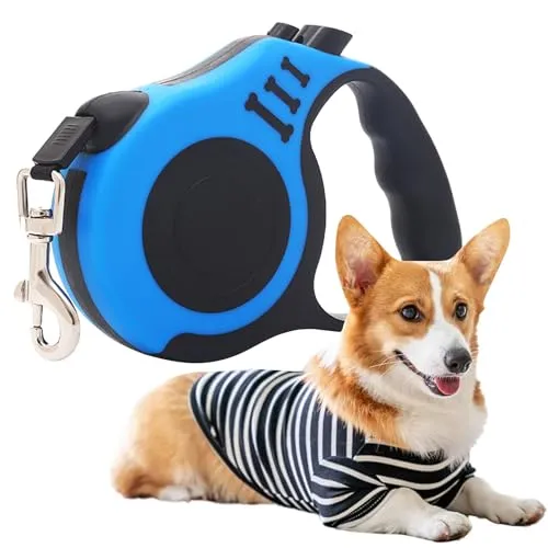 CUERDA DE TRACCIÓN TELESCÓPICA DE 5M PARA PERROS DE HASTA 15 KG