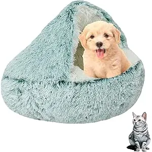 Cama de Perro mullida Cama de Gato en Forma de Con