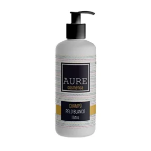 Champú Para Mascotas con Pelo Blanco - 1 Litro - Aure