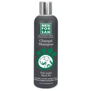 Champú Perros Pelo Negro MENFORSAN - 300ml Champú para Pelajes Negros y Oscuros