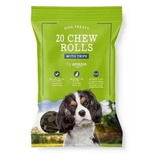 Chucherías para perros - 20 Rollitos masticables con callos, 200 g