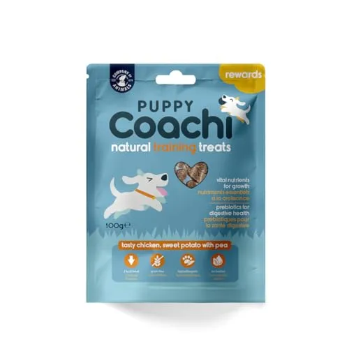 Coachi Recompensas Naturales para el Adiestramiento de Cachorros - Snack pequeño (Pollo, 100g)